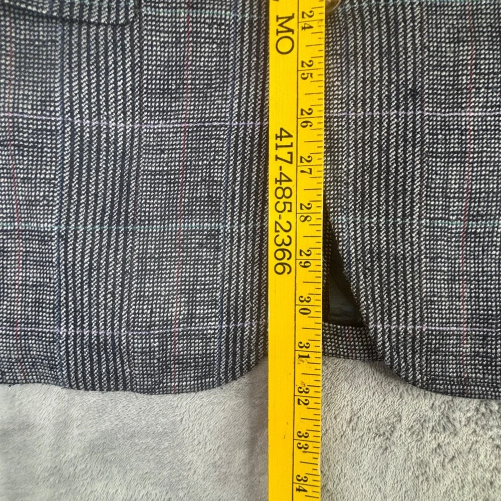 Hunter Haig Blazer Mens 42R Gray Glen Plaid‎ Wool Blend Vintage Jordan Marsh USA